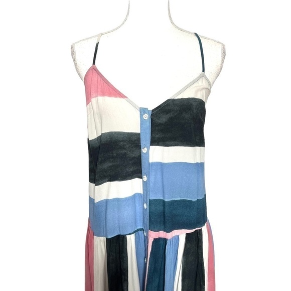 Mara Hoffman Phoebe Colorblock Cover Up Maxi Dress Size M - Picture 10 of 16